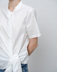 Asymmetry Wrap Shirt - UNIQUE ATTRACTION