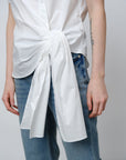 Asymmetry Wrap Shirt - UNIQUE ATTRACTION