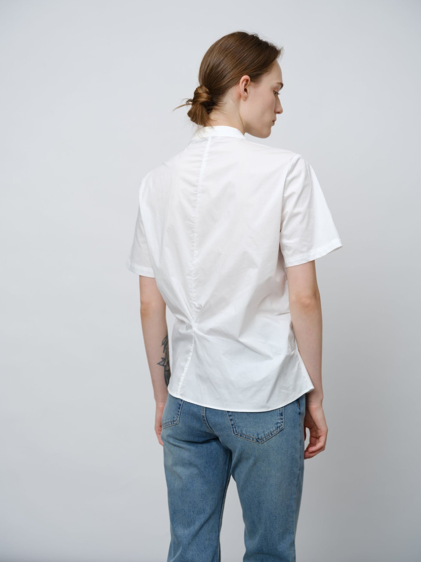 Asymmetry Wrap Shirt - UNIQUE ATTRACTION