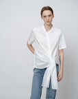 Asymmetry Wrap Shirt - UNIQUE ATTRACTION