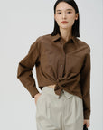 Crisp Drape Boxy Shirt - UNIQUE ATTRACTION