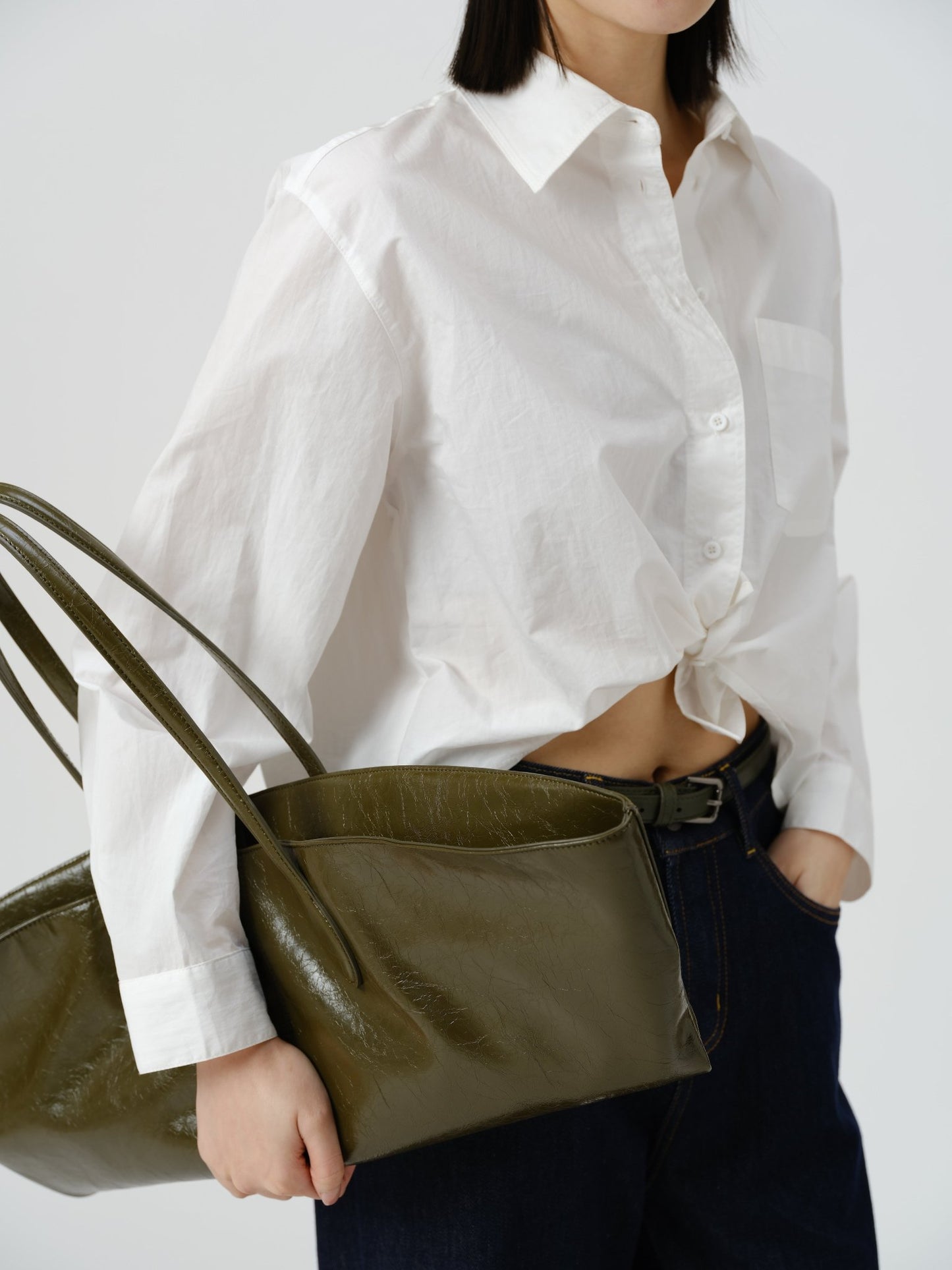Crisp Drape Boxy Shirt - UNIQUE ATTRACTION