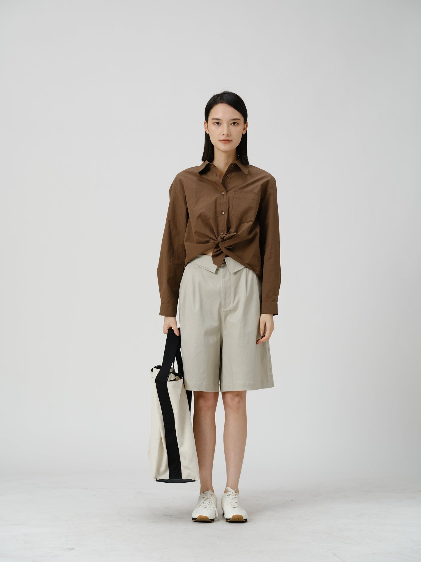Crisp Drape Boxy Shirt - UNIQUE ATTRACTION