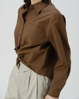 Crisp Drape Boxy Shirt - UNIQUE ATTRACTION