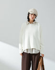 Cropped Knit Sweater - UNIQUE ATTRACTION