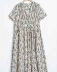 Floral Chiffon V-Neck Dress