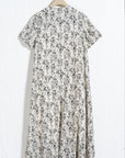 Floral Chiffon V-Neck Dress