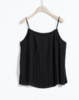 Elegant Pleated Tank Top