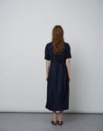 Denim Tie - Waist Dress - UNIQUE ATTRACTION