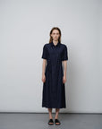 Denim Tie - Waist Dress - UNIQUE ATTRACTION