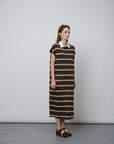 Double - Yarn Stripe Dress - UNIQUE ATTRACTION