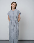 Effortless Tie Waist Shirt Dress - UNIQUE ATTRACTION