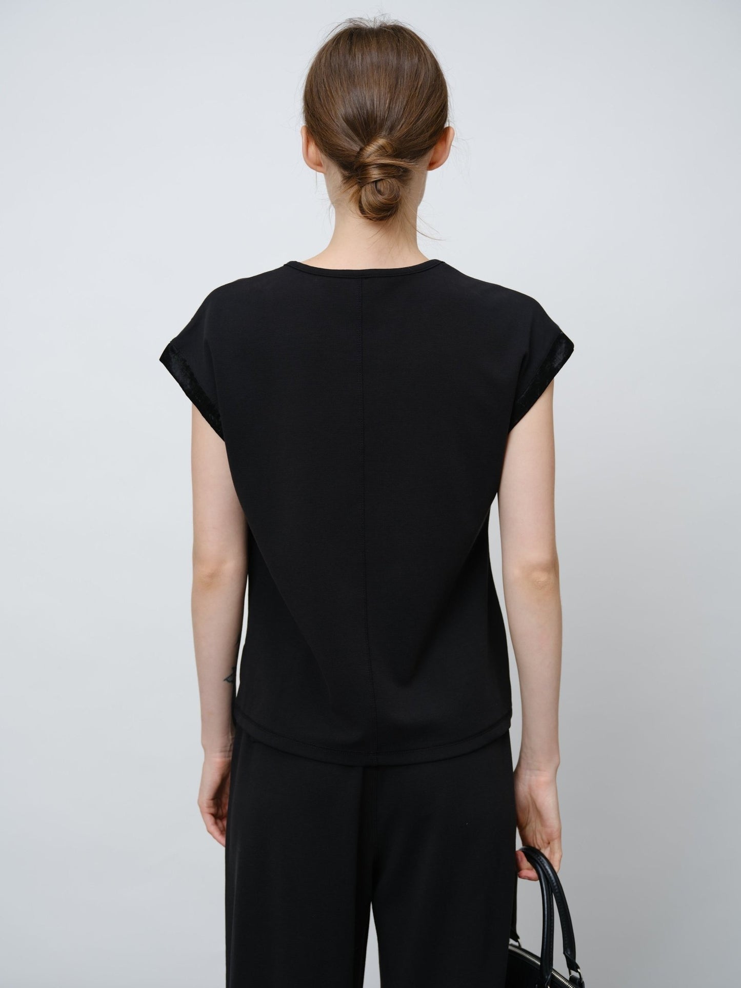 Fluttering Short Sleeves Top - UNIQUE ATTRACTION