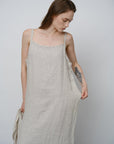 Linen Slip Dress - UNIQUE ATTRACTION