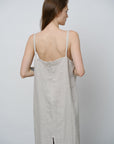 Linen Slip Dress - UNIQUE ATTRACTION