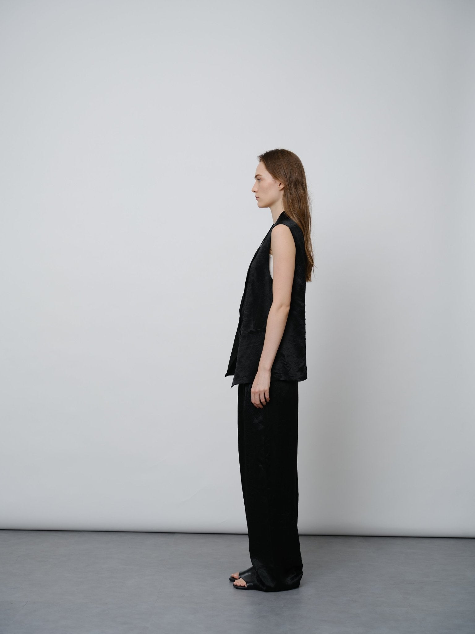 Loose Fit Dress Pants Black / M Loose Fit Dress Pants Black / M