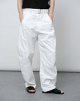 Loose Fit Nylon - Cotton Trousers - UNIQUE ATTRACTION