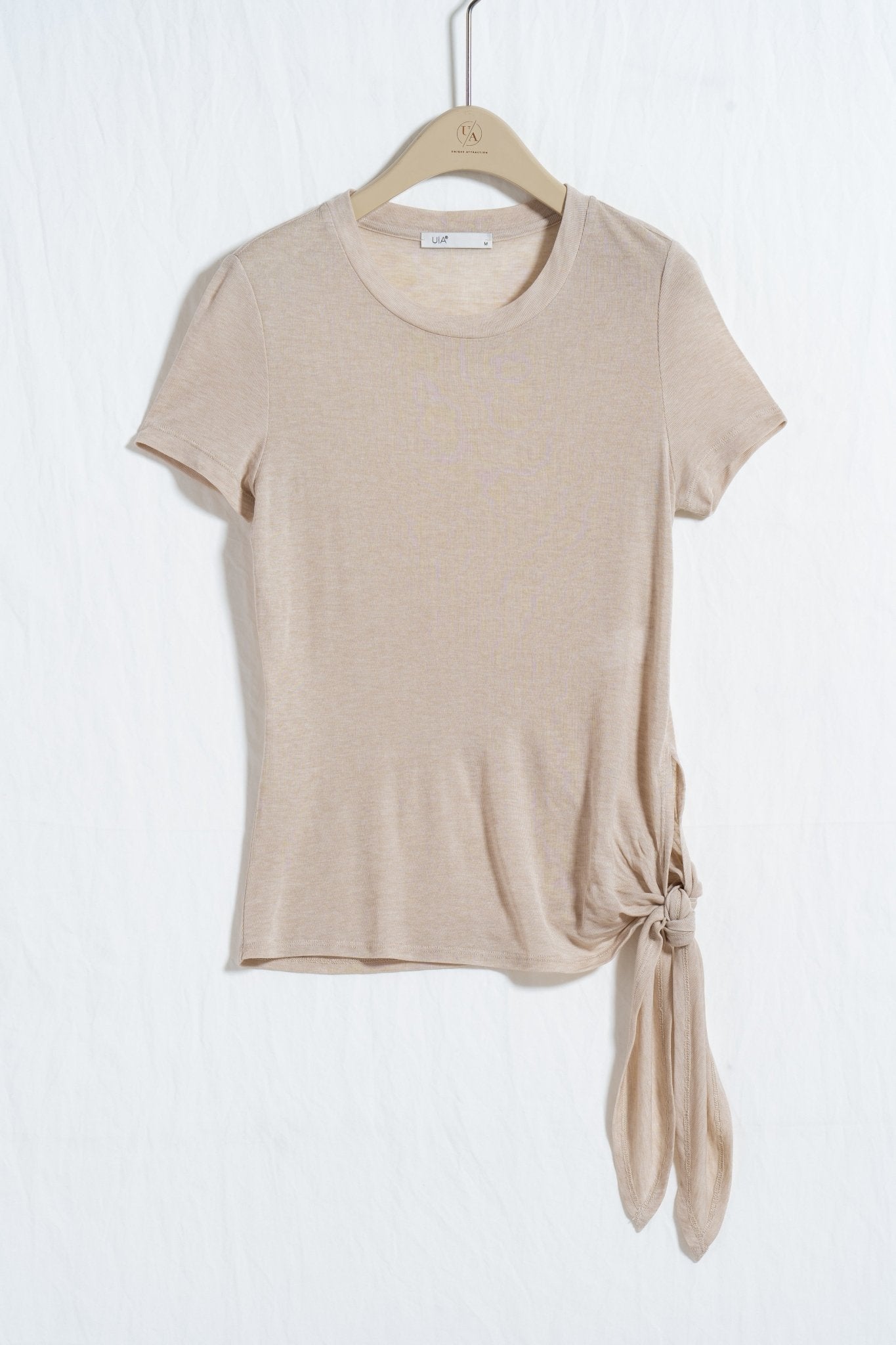 Minimalist Silk Wrap Top - UNIQUE ATTRACTION