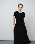Minimalist Silk Wrap Top - UNIQUE ATTRACTION
