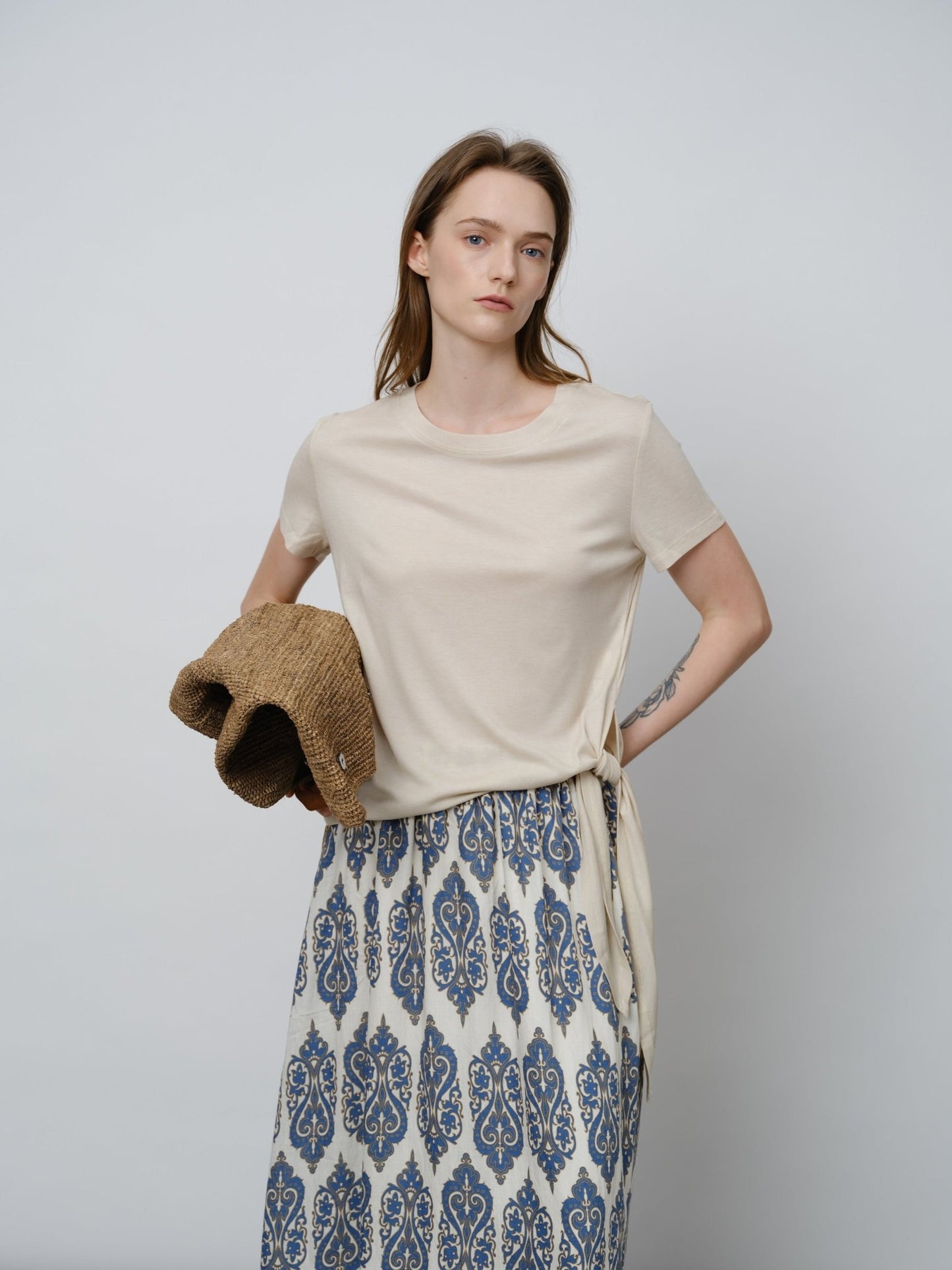 Minimalist Silk Wrap Top - UNIQUE ATTRACTION