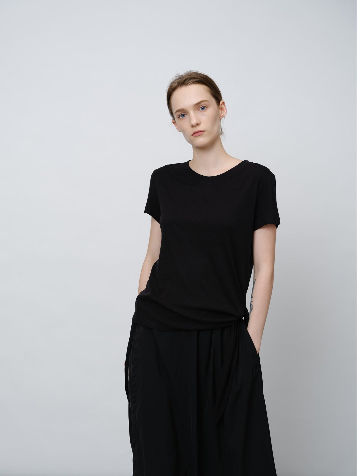Minimalist Silk Wrap Top - UNIQUE ATTRACTION