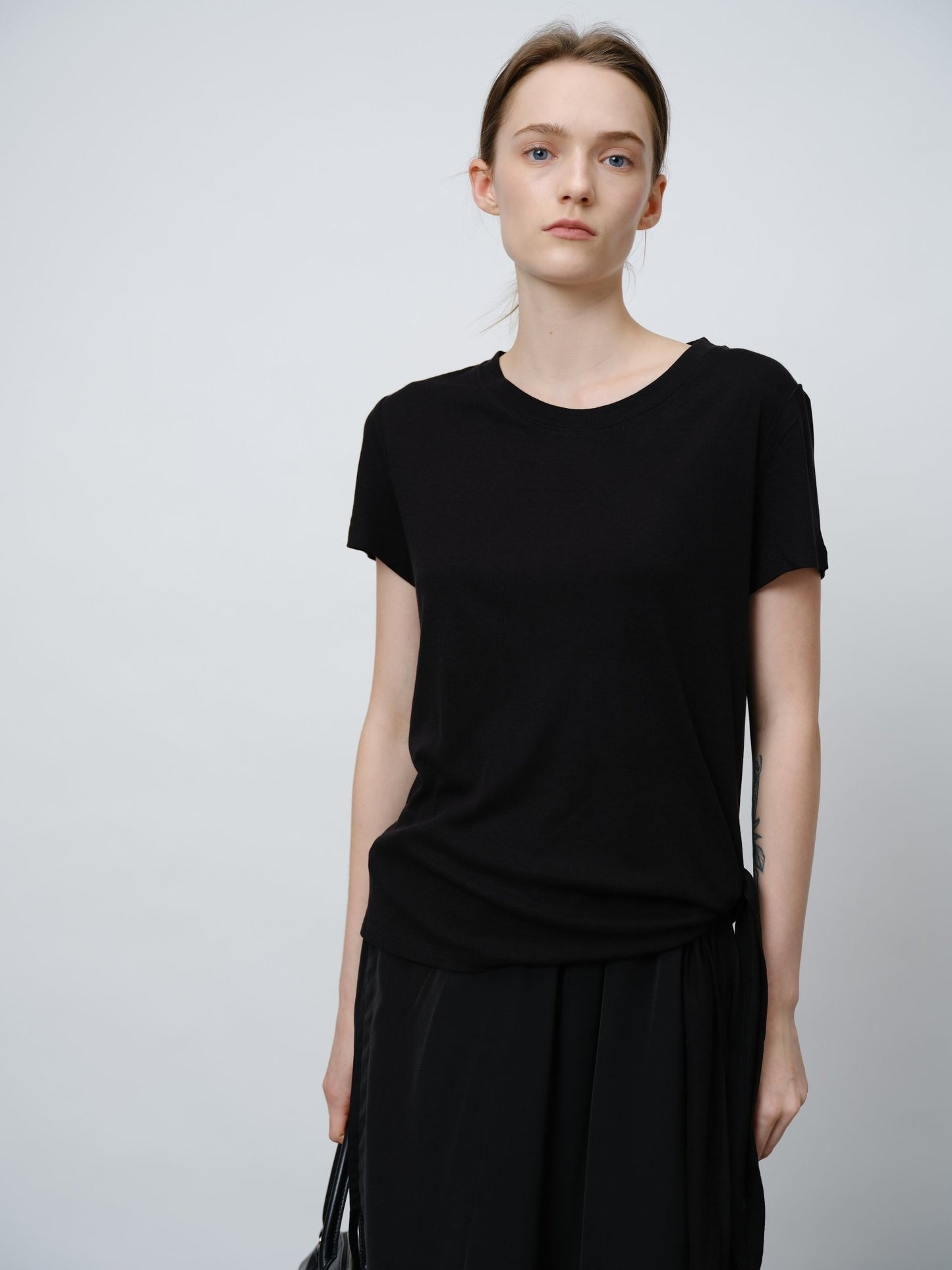 Minimalist Silk Wrap Top - UNIQUE ATTRACTION