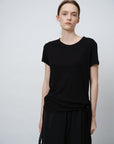 Minimalist Silk Wrap Top - UNIQUE ATTRACTION