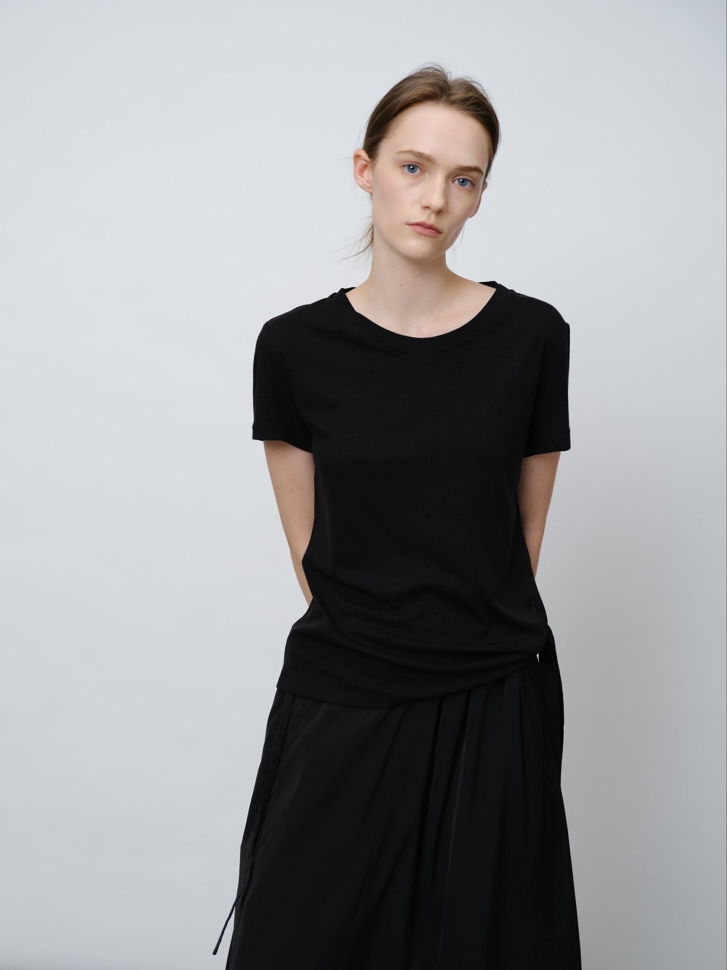 Minimalist Silk Wrap Top - UNIQUE ATTRACTION