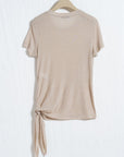 Minimalist Silk Wrap Top - UNIQUE ATTRACTION