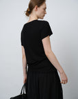 Minimalist Silk Wrap Top - UNIQUE ATTRACTION