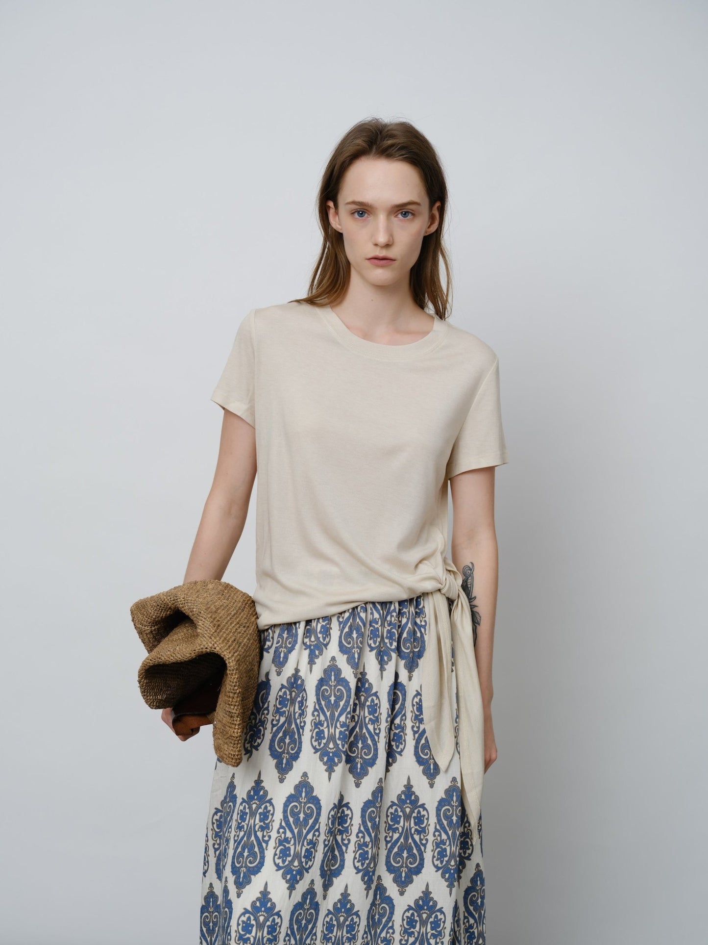 Minimalist Silk Wrap Top - UNIQUE ATTRACTION