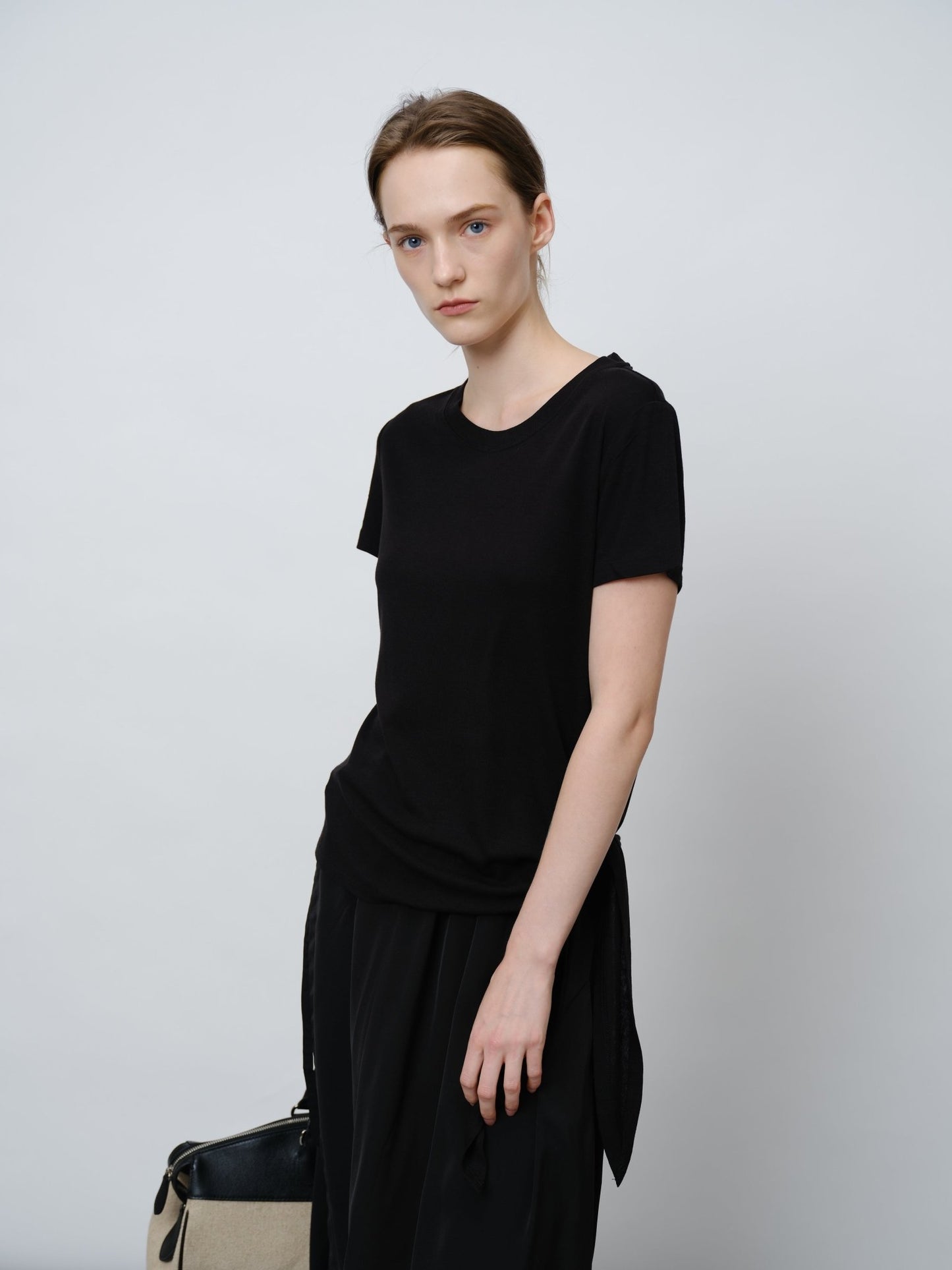 Minimalist Silk Wrap Top - UNIQUE ATTRACTION