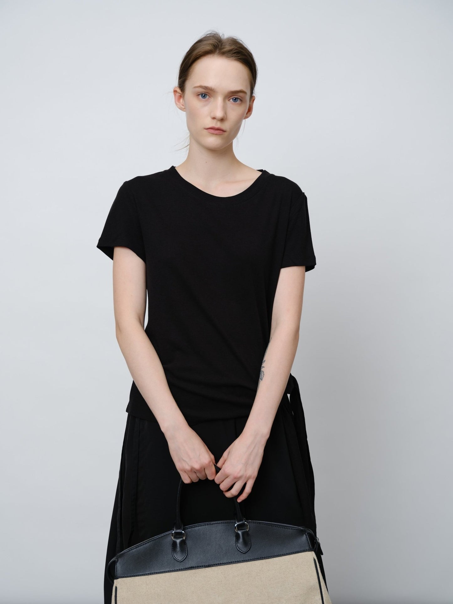 Minimalist Silk Wrap Top - UNIQUE ATTRACTION