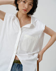 Pima Cotton Sleeveless Shirt - UNIQUE ATTRACTION