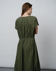 Relaxed - fit Midi Shirt Dress - UNIQUE ATTRACTION