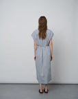 Relaxed - fit Midi Shirt Dress - UNIQUE ATTRACTION