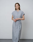 Relaxed - fit Midi Shirt Dress - UNIQUE ATTRACTION