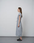 Relaxed - fit Midi Shirt Dress - UNIQUE ATTRACTION