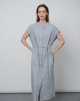 Relaxed - fit Midi Shirt Dress - UNIQUE ATTRACTION