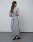 Relaxed - fit Midi Shirt Dress - UNIQUE ATTRACTION