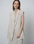Tencel - Linen Summer Vest - UNIQUE ATTRACTION