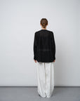 Tencel - Wool Blend Straight Leg Pants - UNIQUE ATTRACTION