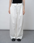 Tencel - Wool Blend Straight Leg Pants - UNIQUE ATTRACTION