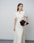 Textured & Tailored Summer Dress - UNIQUE ATTRACTION