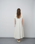 Textured & Tailored Summer Dress - UNIQUE ATTRACTION