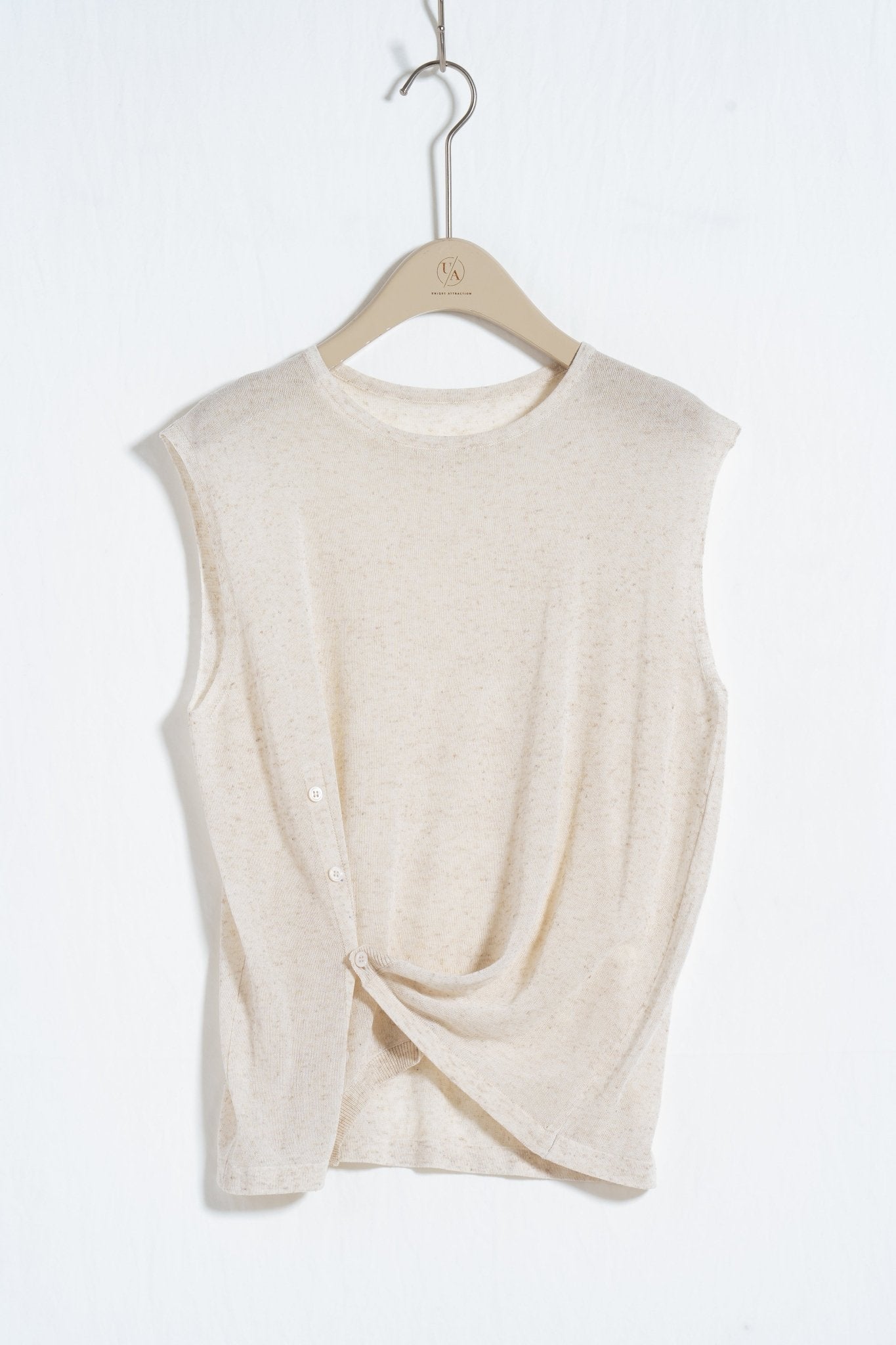 Twist Front Knit Top - UNIQUE ATTRACTION