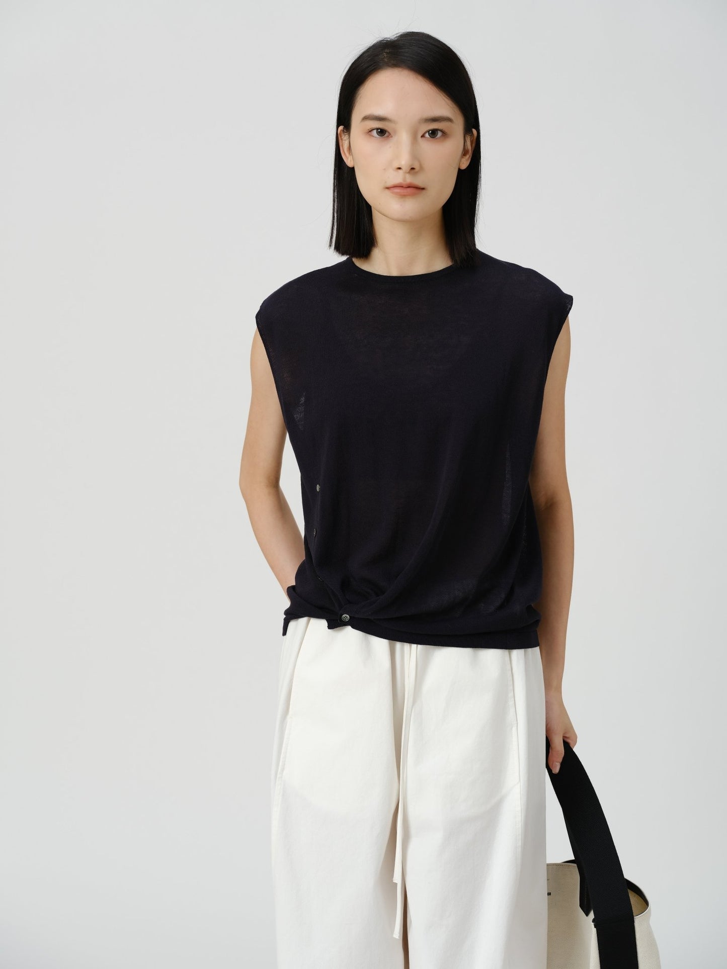 Twist Front Knit Top - UNIQUE ATTRACTION