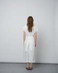 Viscose - Linen Blend Boucle Dress - UNIQUE ATTRACTION
