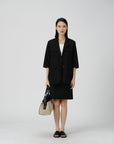 Wool - Blend Utility Blazer - UNIQUE ATTRACTION