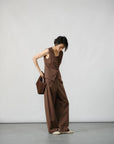 Mid-Rise Flow Pants